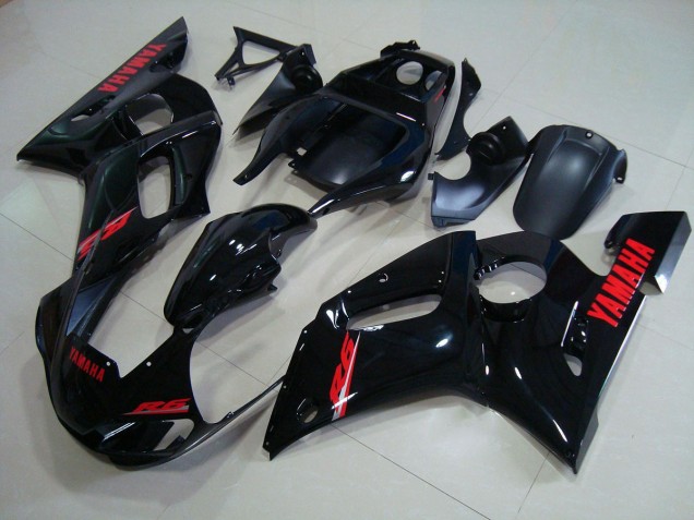 Kits Completo Carenado Moto Yamaha R6 1998-2002 - Brillante Negro Rojo Calcomanías Kits Completo Carenado Moto Yamaha R6 1998-2002 - Brillante Negro Rojo Calcomanías