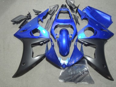 Kits Completo Carenado Moto Yamaha R6 2003-2005 - Azul Negro