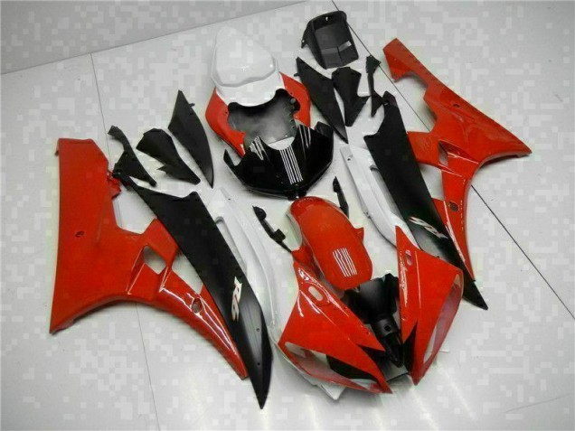 Kits Completo Carenado Moto Yamaha R6 2006-2007 - Rojo Negro Kits Completo Carenado Moto Yamaha R6 2006-2007 - Rojo Negro
