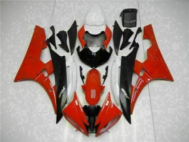 Kits Completo Carenado Moto Yamaha R6 2006-2007 - Rojo Negro