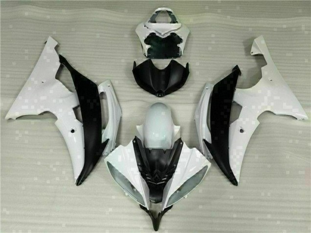 Kits Completo Carenado Moto Yamaha R6 2008-2016 - Blanco Negro Kits Completo Carenado Moto Yamaha R6 2008-2016 - Blanco Negro