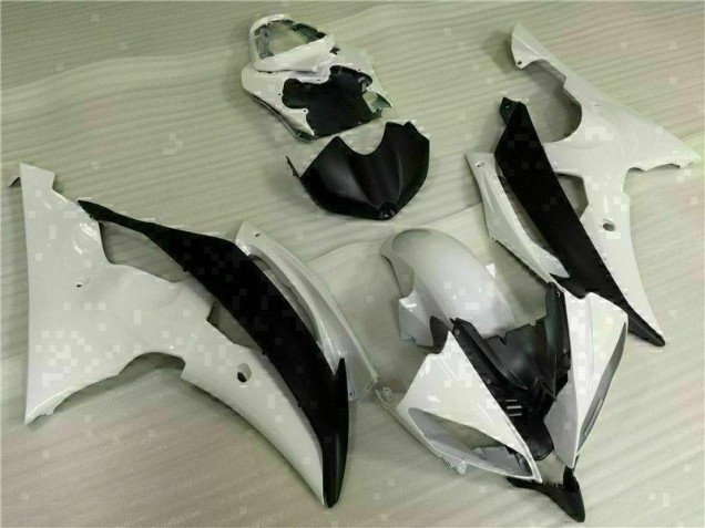 Kits Completo Carenado Moto Yamaha R6 2008-2016 - Blanco Negro Kits Completo Carenado Moto Yamaha R6 2008-2016 - Blanco Negro