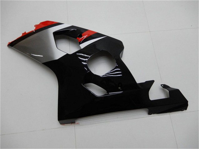 Mejores Carenados Moto Suzuki GSXR 600/750 2004-2005 - Rojo Plata Negro