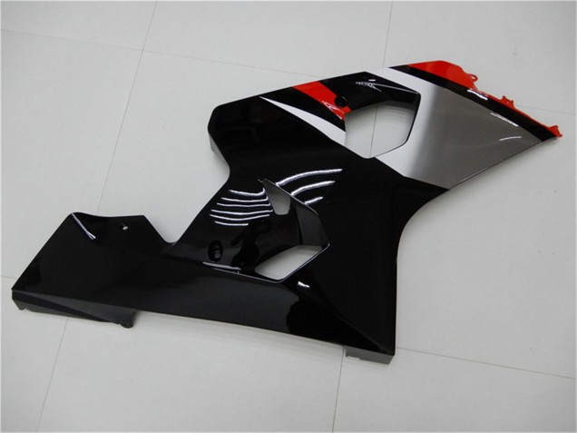 Mejores Carenados Moto Suzuki GSXR 600/750 2004-2005 - Rojo Plata Negro