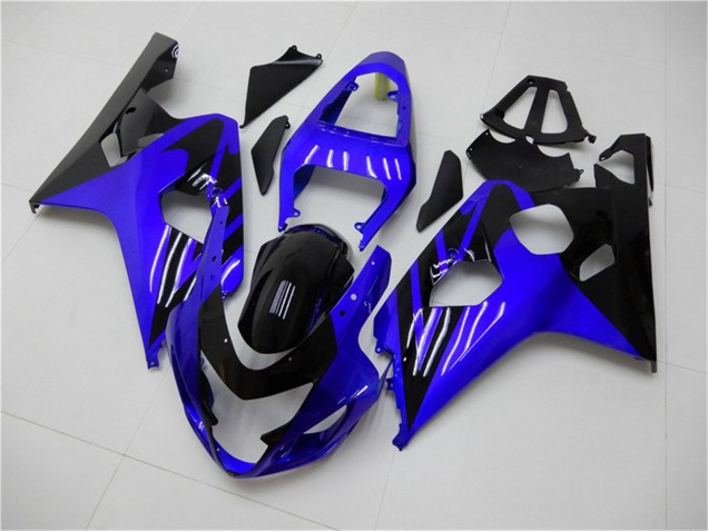 Mejores Carenados Moto Suzuki GSXR 600/750 2004-2005 - Azul Negro Brillante