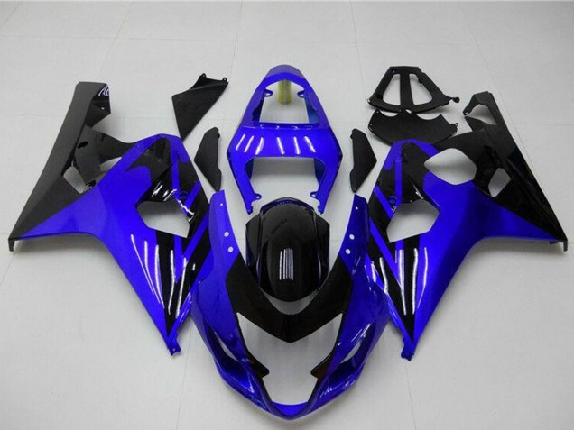 Mejores Carenados Moto Suzuki GSXR 600/750 2004-2005 - Azul Negro Brillante