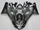 Mejores Carenados Moto Suzuki GSXR 600/750 2004-2005 - Gris Negro Llama