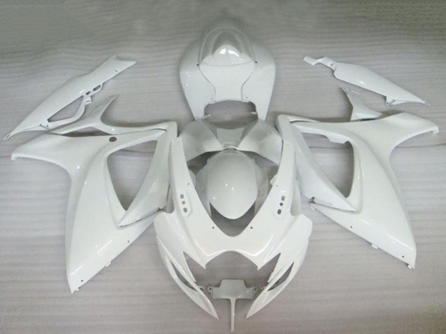 Mejores Carenados Moto Suzuki GSXR 600/750 2006-2007 - Blanco Perla