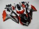 Mejores Carenados Moto Suzuki GSXR 600/750 2008-2010 - Naranja Gris Negro Brillante