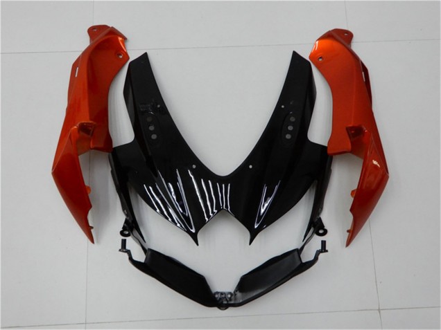 Mejores Carenados Moto Suzuki GSXR 600/750 2008-2010 - Naranja Gris Negro Brillante