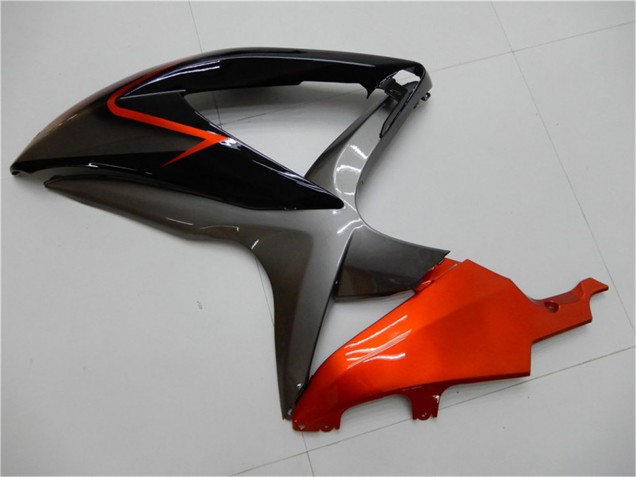 Mejores Carenados Moto Suzuki GSXR 600/750 2008-2010 - Naranja Gris Negro Brillante