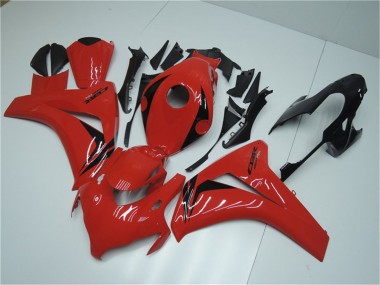 Mejores Carenado Moto Honda CBR1000RR 2008-2011 - Rojo Negro Brillante