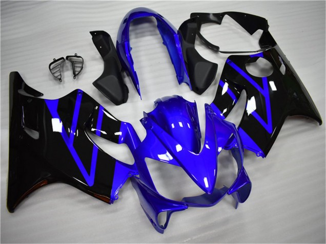 Mejores Kits Carenado Moto Honda CBR600 F4i 2004-2007 - Azul Negro Brillante