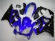 Mejores Kits Carenado Moto Honda CBR600 F4i 2004-2007 - Azul Negro Brillante