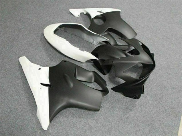 Mejores Carenados Moto Honda CBR600 F4i 2004-2007 - Blanco Negro Mate