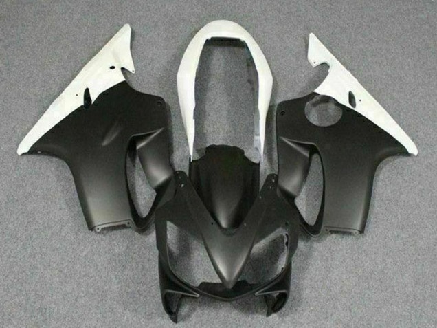 Mejores Carenados Moto Honda CBR600 F4i 2004-2007 - Blanco Negro Mate