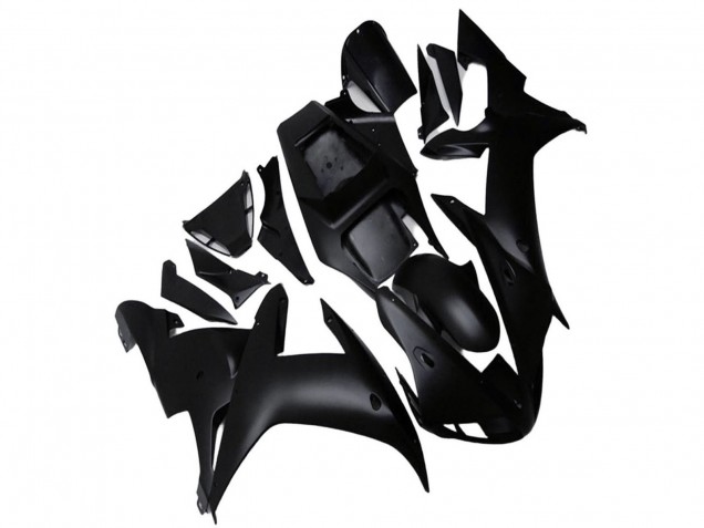 Mejores Carenados Moto Yamaha YZF R1 2002-2003 - Negro Mate