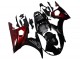 Mejores Kits Carenado Moto Yamaha YZF R6 2003-2004 - Negro Brillante Rojo