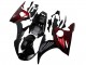 Mejores Kits Carenado Moto Yamaha YZF R6 2003-2004 - Negro Brillante Rojo