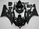 Mejores Carenado Moto Yamaha YZF R6 2006-2007 - Negro Brillante Negro Mate