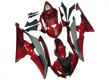Mejores Carenados Moto Yamaha YZF R6 2008-2016 - Rojo Gris
