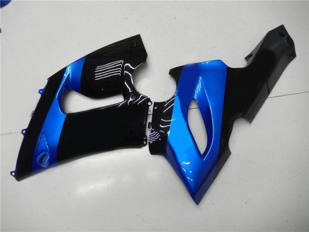 Mejores Kits Carenado Moto Kawasaki ZX6R 2005-2006 - Azul Negro Brillante