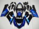 Mejores Kits Carenado Moto Kawasaki ZX6R 2005-2006 - Azul Negro Brillante
