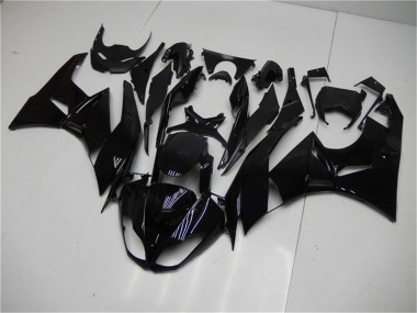 Mejores Carenados Moto Kawasaki ZX6R 2009-2012 - Negro Brillante