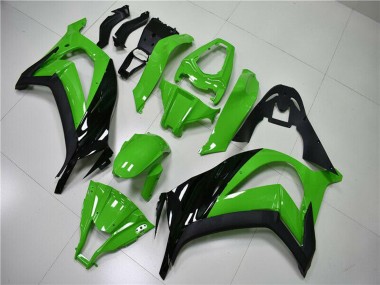 Mejores Carenado Moto Kawasaki ZX10R 2011-2015 - Verde Negro Brillante