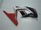 Mejores Carenados Moto Kawasaki Ninja 300 EX300R 2013-2024 - Blanco Rojo Negro