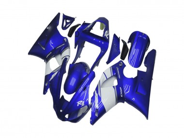 Mejores Carenado Moto Yamaha YZF R1 2000-2001 - Azul Blanco