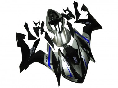 Mejores Carenados Moto Yamaha YZF R1 2004-2006 - Plata Azul Negro