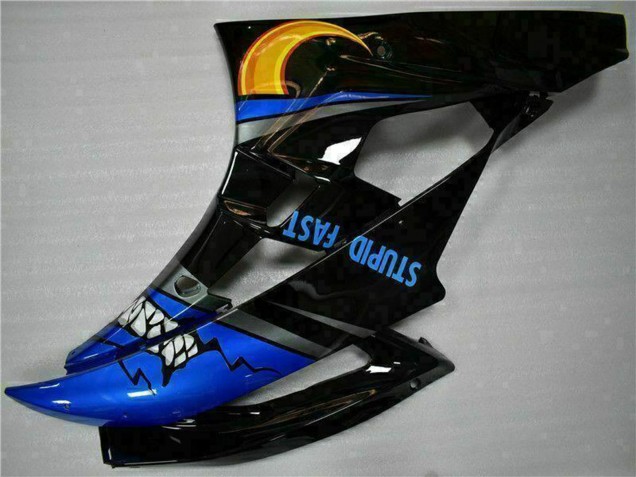 Mejores Carenados Moto Yamaha YZF R6 2006-2007 - Amarillo Azul Rojo Negro Brillante Tiburón