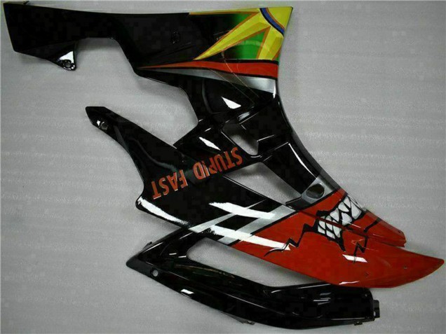 Mejores Carenados Moto Yamaha YZF R6 2006-2007 - Amarillo Azul Rojo Negro Brillante Tiburón