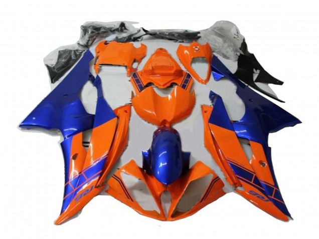 Mejores Carenados Moto Yamaha YZF R6 2008-2016 - Naranja Azul