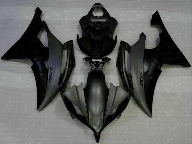 Mejores Carenado Moto Yamaha YZF R6 2008-2016 - Negro Mate