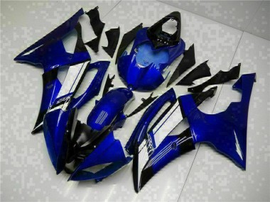Mejores Carenados Moto Yamaha YZF R6 2008-2016 - Azul Blanco