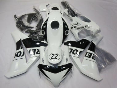 Mejores Carenados Moto Honda CBR1000RR 2008-2011 - Blanco Negro Brillante Repsol 22