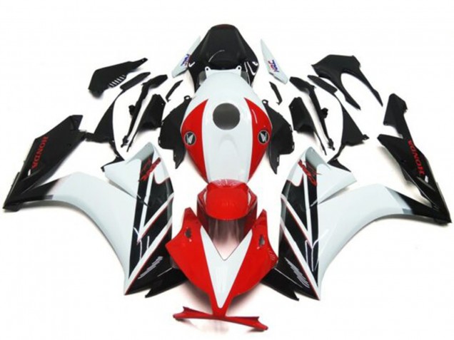 Mejores Carenados Moto Honda CBR1000RR 2012-2016 - Blanco Rojo Negro Brillante