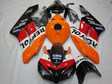 Mejores Kit Carenados Moto Honda CBR1000RR 2004-2005 - Naranja Blanco Rojo Negro Brillante Repsol