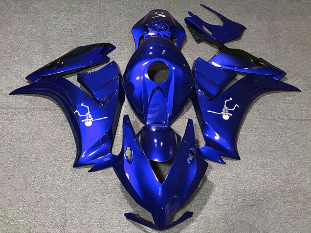 Mejores Carenado Moto Honda CBR1000RR 2012-2016 - Azul Negro Brillante
