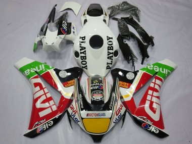 Mejores Carenados Moto Honda CBR1000RR 2008-2011 - Blanco Rojo Amarillo Verde Negro Givi Playboy