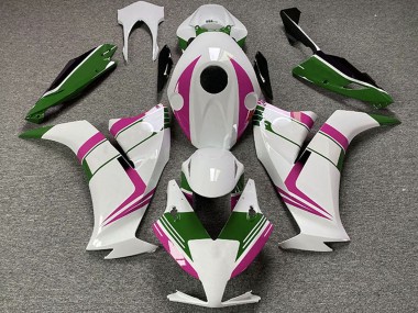 Mejores Carenados Moto Honda CBR1000RR 2012-2016 - Blanco Rosa Verde Negro