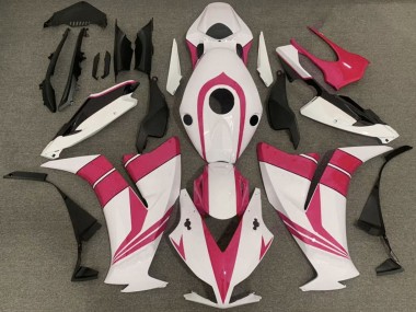 Mejores Carenados Moto Honda CBR1000RR 2012-2016 - Blanco Rosa Negro