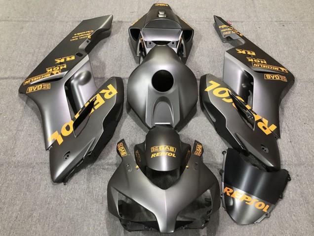 Mejores Carenados Moto Honda CBR1000RR 2004-2005 - Gris Mate Oro Repsol