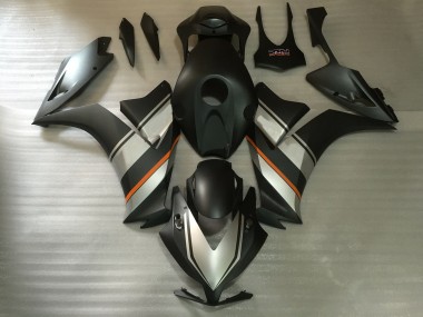 Mejores Carenados Moto Honda CBR1000RR 2012-2016 - Plata Naranja Negro Mate