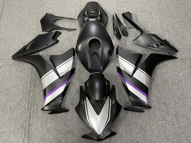 Mejores Carenados Moto Honda CBR1000RR 2012-2016 - Plata Púrpura Negro Mate