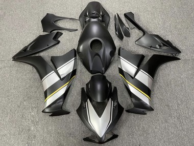 Mejores Carenados Moto Honda CBR1000RR 2012-2016 - Plata Amarillo Negro Mate