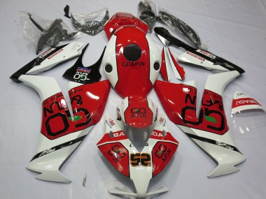 Mejores Carenados Moto Honda CBR1000RR 2012-2016 - Blanco Rojo Go&Fun