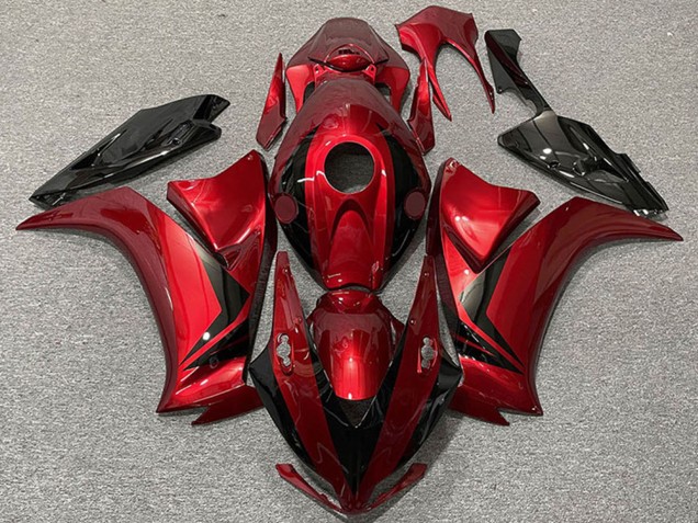 Mejores Carenados Moto Honda CBR1000RR 2012-2016 - Rojo Negro Brillante Estilo